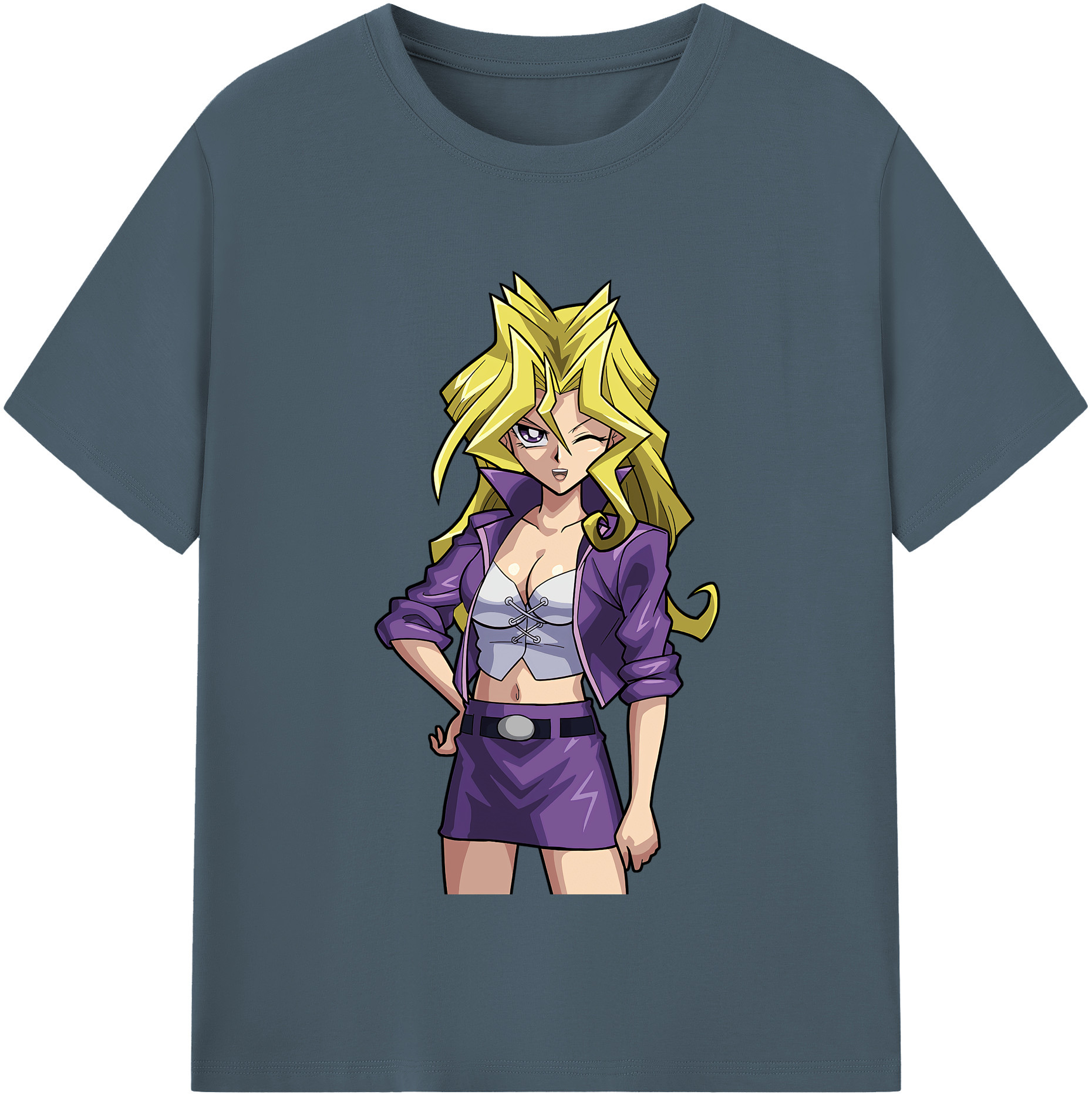 （画像用） 遊☆戯☆王 Yu-Gi-Oh! 綿100％半袖Tシャツ（フロントプリント）